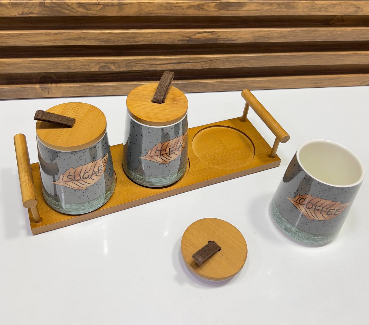 Set de pots Thé Café Sucre