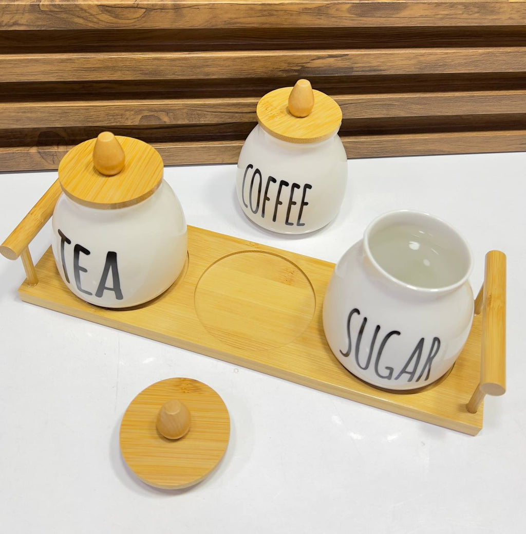 Set de pots Thé Café Sucre