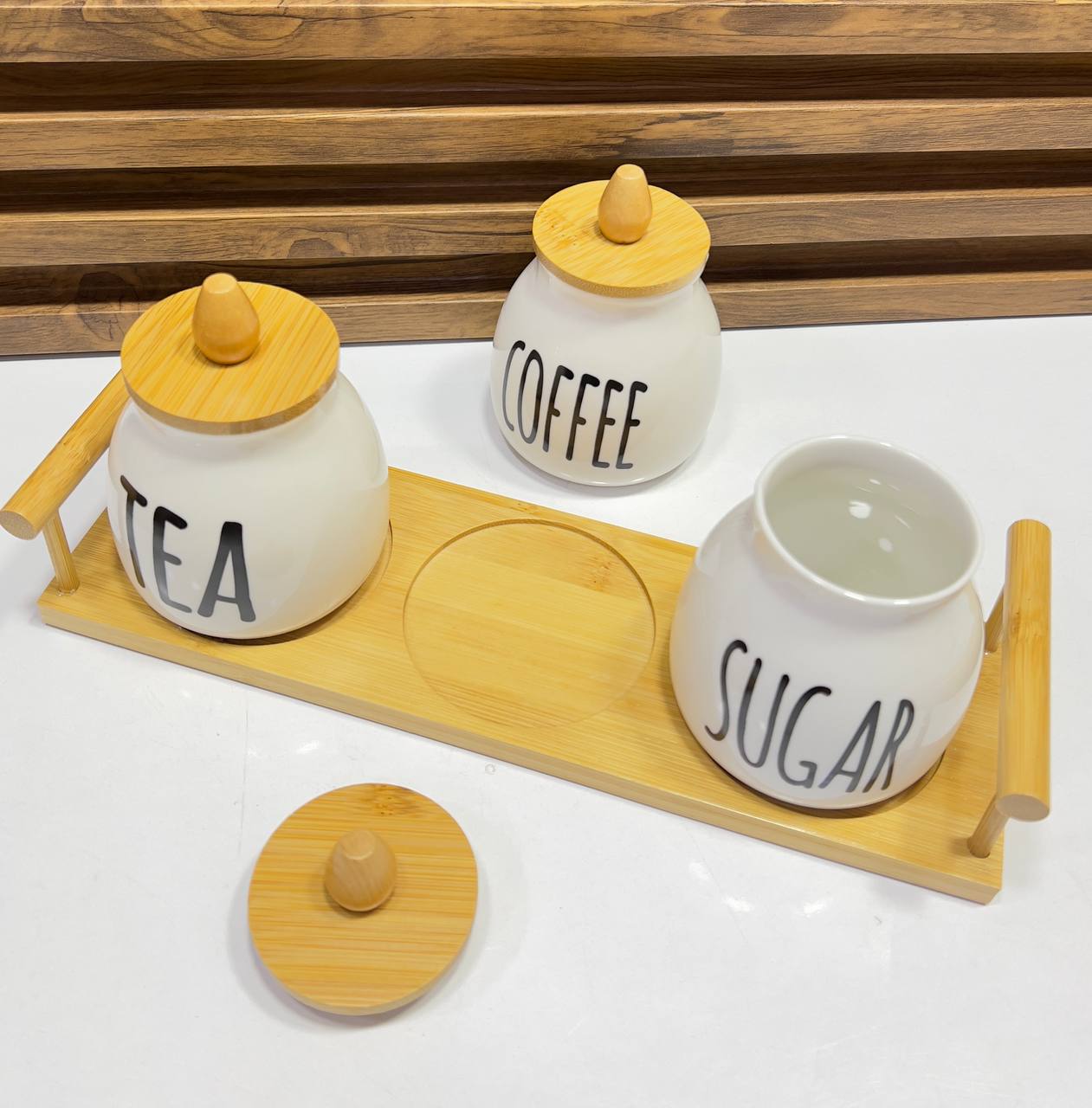 Set de pots Thé Café Sucre